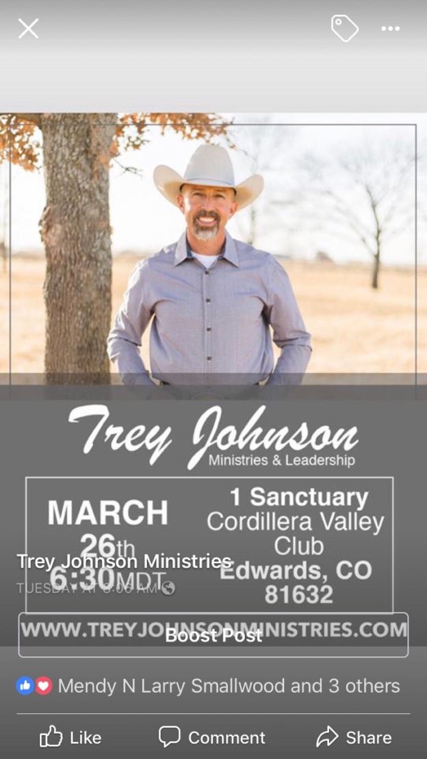 Pastor Trey Tuesday, March 26 6:30pm Please join us!