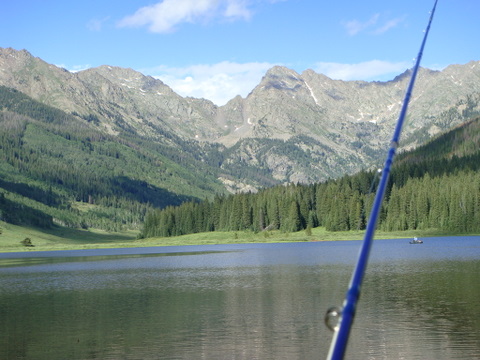 Camping & Fishing in Vail, CO: Visit Piney Lake!